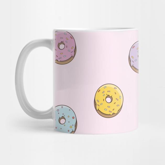 Cute donut pattern by OgyDesign